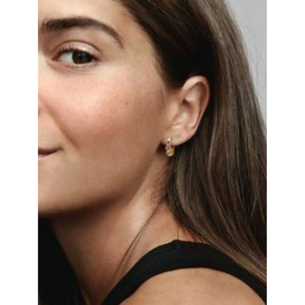 Pandora Marvel The Avengers Infinity Stones Hoop Earrings - Picture 2 of 3
